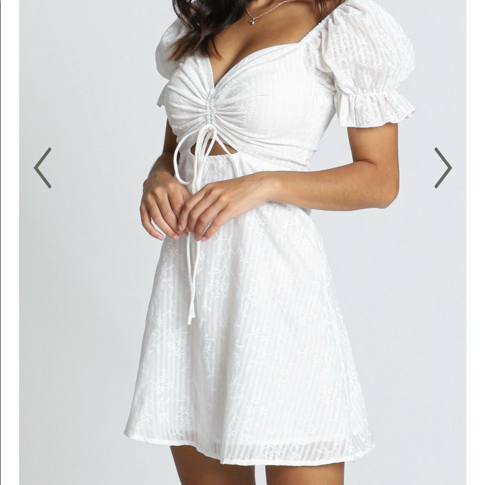 white dress